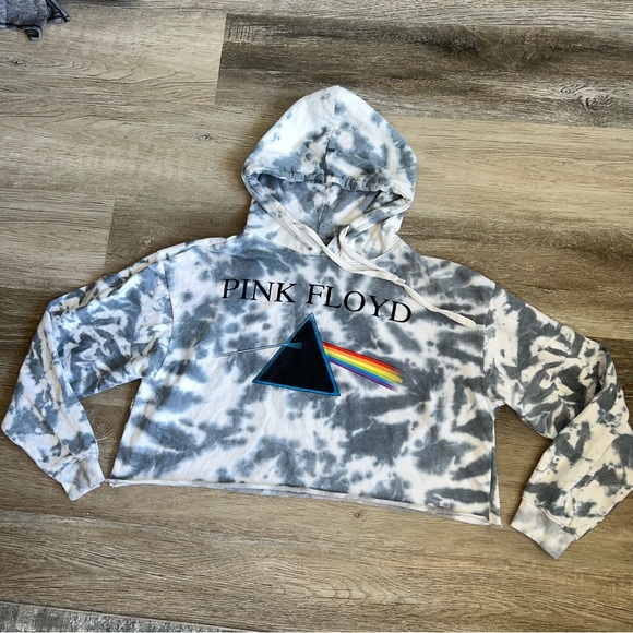 pink floyd tie dye sweatshirt